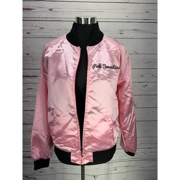 Pink Sweeties Zippered Size Adult Large Halloween Costume Jacket - Picture 4 of 8